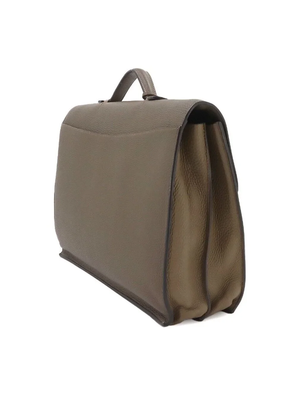 Hermes Sac a Depeche 38 Briefcase Business Togo Taupe